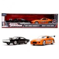 Brzi i žestoki: Dvostruki paket metalnih vozila Dodge Charger R/T i Toyota Supra 1/32 - Simba Toys