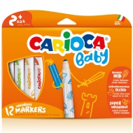 Carioca: Baby flomasteri u boji, mogu se oprati 12 kom