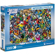 DC Comics Liga istine impossible puzzle 1000kom - Clementoni