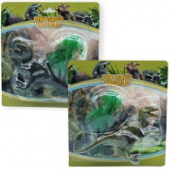 Dino World: T-rex ili Raptor figura sa drvetom