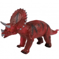 Dino World: Vinilna zvučna figura dinosaura Triceratopsa s pamučnim punjenjem 35 cm