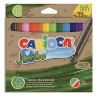 Eco Family Jumbo flomasteri u boji set od 12kom - Carioca