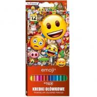 Emoji drvene bojice 12kom