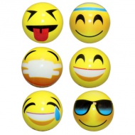 Emoji gumena lopta - 6cm - više vrsta