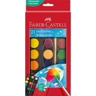 Faber-Castell: Set akvarela od 21 komada s diskovima od 30 mm