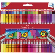 Faber-Castell: Set od 40 dvostranih flomastera jarkih boja