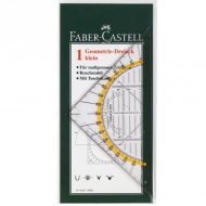 Faber-Castell Trokutasto ravnalo s kutomjerom