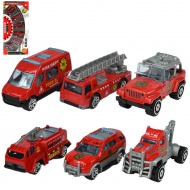 Fire Rescue: Vatrogasni 6-dijelni auto set 1/64