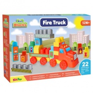 Fire Truck set sa kockicama 22kom