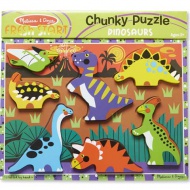 Fresh Start drveni puzzle s dinosaurima - Melissa &amp; Doug