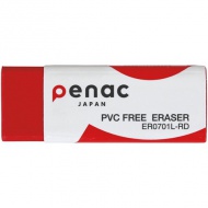 ICO: Penac i gumica bez PVC-a u crvenoj boji 5,9x2,1x1cm