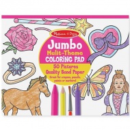 Jumbo bojanka s raznim temama - ružičasta - Melissa &amp; Doug