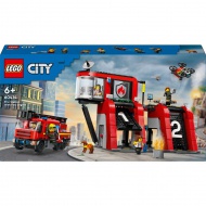 LEGO® City: Vatrogasna postaja i vatrogasno vozilo (60414)