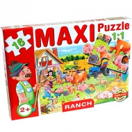 Maxi puzzle sa domaćim životinjama - D-Toys