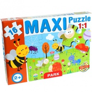 Maxi puzzle životinjama sa livade - D-Toys