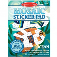 Melissa &amp; Doug: Knjiga sa naljepnicama sa mozaik oceanom