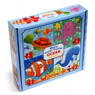 Moj prvi puzzle: Ocean 4 u 1 baby puzzle