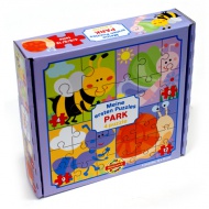 Moj prvi puzzle: Sitne životinje iz vrta 4 u 1 baby puzzle