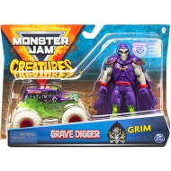 Monster Jam: Grave Digger vozilo i Grim figura - Spin Master