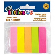 Neon Post-it 5x50kom 50x14mm