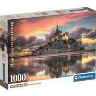 Nevjerojatni Mont Saint-Michel HQC puzzle s posterom od 1000 komada - Clementoni