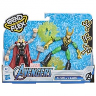 Osvetnici Bend and Flex Thor vs. Loki set figura - Hasbro