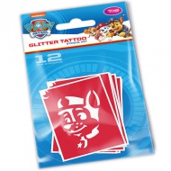 Paw Patrol svjetlucavi šablon za tetovažu set od 12 kom