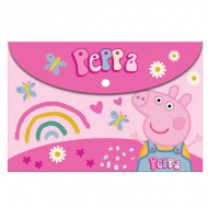 Peppa Pig roza mapa s patentnim dokumentima veličine A/4