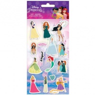 Prekrasne Disneyjeve princeze 3D komplet naljepnica na listu 10x22 cm