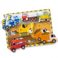 Radni strojevi drveni puzzle - Melissa &amp; Doug