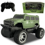 RC terenski vojni daljinski upravljač vojni Hummer sa svjetlom 27 MHz 22 cm u omjeru 1/16