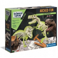 Science&amp;Play: Archeofun Illuminated T-rex i Triceratops arheološki set - Clementoni