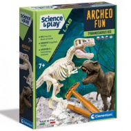 Science &amp; Play: T -Rex fluorescentni arheološki komplet - Clementoni