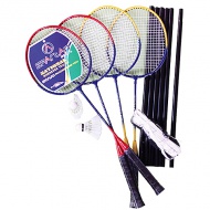 Set za badminton s 4 reketa - Spartan