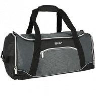 Spirit: Gym sportska torba crno-siva 20x51x23cm