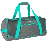 Spirit: Gym sportska torba tirkizno-siva 20x51x23cm