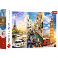 Tura po Europi puzzle 4000kom - Trefl