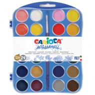 Vodene boje, set sa 24 boje - Carioca