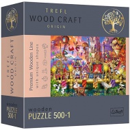 Wood Craft: Magični svijet drvene puzzle 500 + 1kom - Trefl