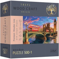 Wood Craft: Westminster, Big Ben, London drvene puzzle 500 + 1kom - Trefl