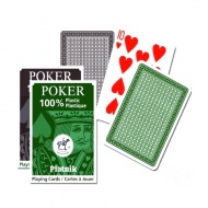 Zeleno-smeđe karte za poker 1x55 - Piatnik