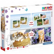 Životinje Superkit 4u1 puzzle set - Clementoni