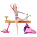 Barbie: Gimnastička lutka set s priborom - Mattel